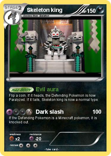 Pokemon Skeleton king