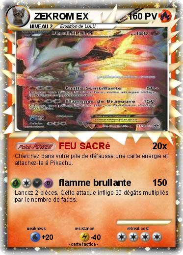 Pokemon ZEKROM EX