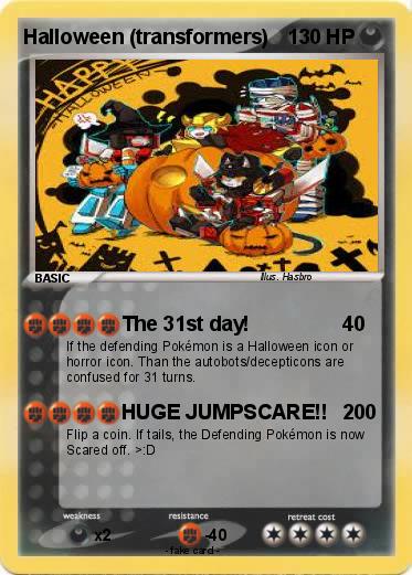 Pokemon Halloween (transformers)