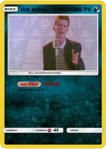 Pokemon rick astley     100000000