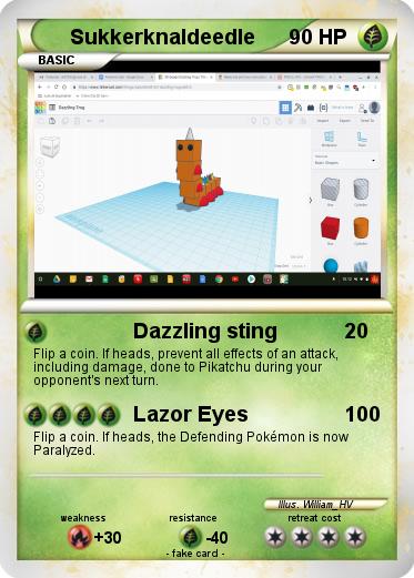 Pokemon Sukkerknaldeedle