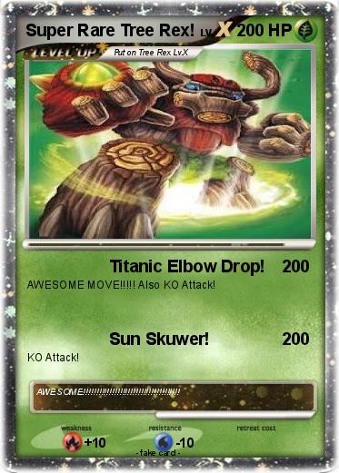 Pokemon Super Rare Tree Rex!