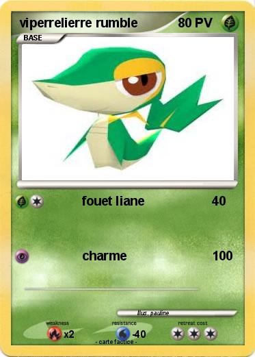 Pokemon viperrelierre rumble