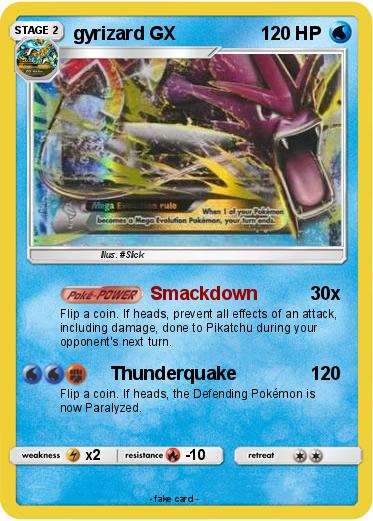 Pokemon gyrizard GX
