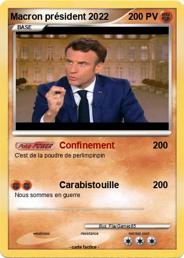 Pokemon Macron président 2022