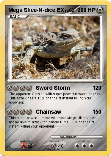 Pokemon Mega Slice-N-dice EX