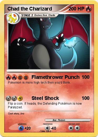 Pokemon Chad the Charizard