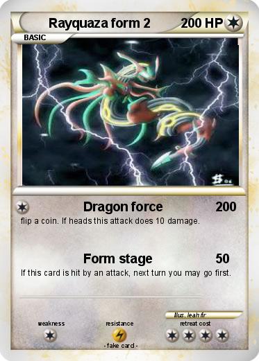 Pokemon Rayquaza form 2