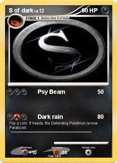 Pokemon S of dark
