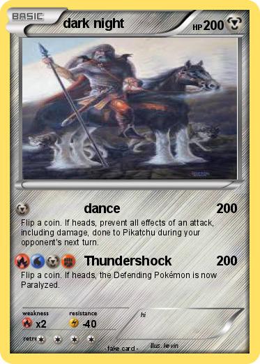 Pokemon dark night