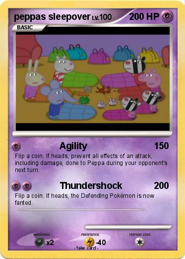 Pokemon peppas sleepover