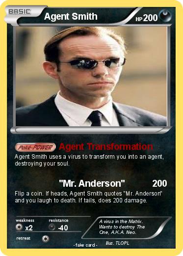 Pokemon Agent Smith