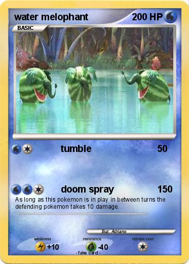 Pokemon water melophant