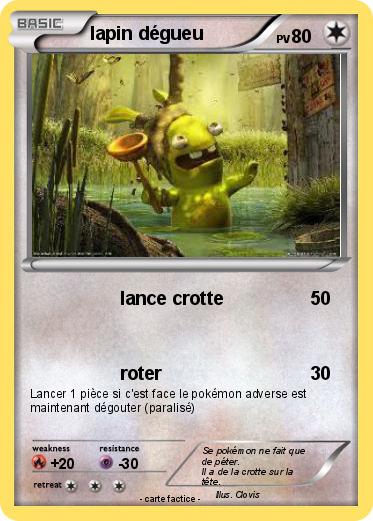 Pokemon lapin dégueu