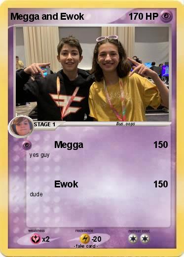 Pokemon Megga and Ewok