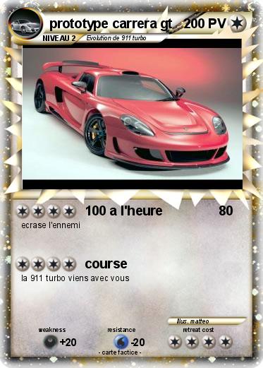 Pokemon prototype carrera gt