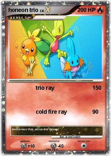 Pokemon honeon trio