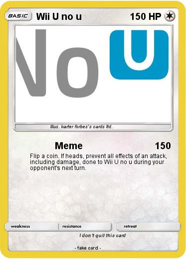 Pokemon Wii U no u
