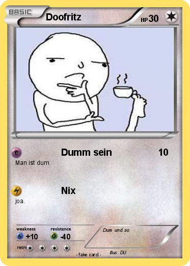 Pokemon Doofritz