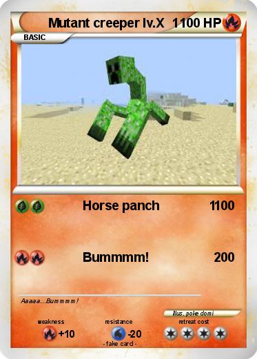 Pokemon Mutant creeper lv.X  1