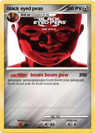 Pokemon black eyed peas