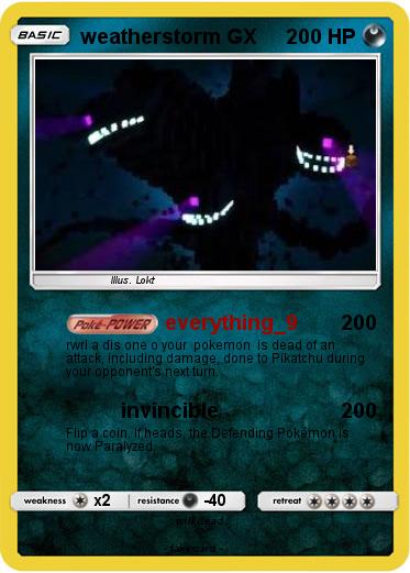 Pokemon weatherstorm GX