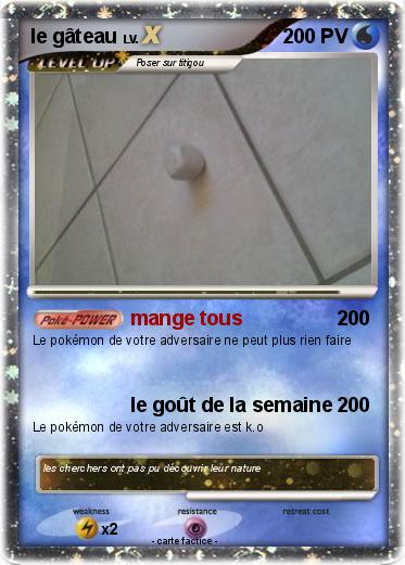 Pokemon le gâteau