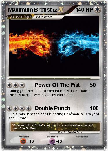 Pokemon Maximum Brofist