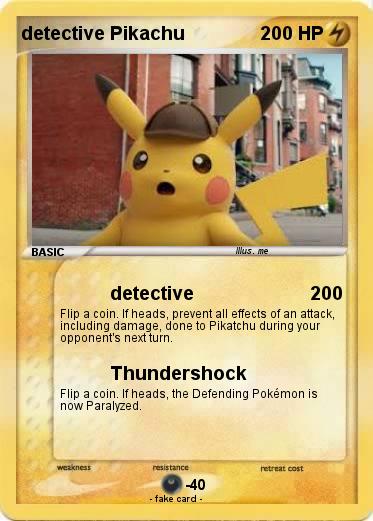 Pokemon detective Pikachu