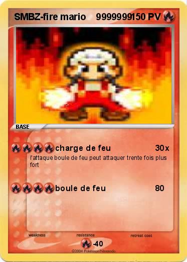 Pokemon SMBZ-fire mario    9999999