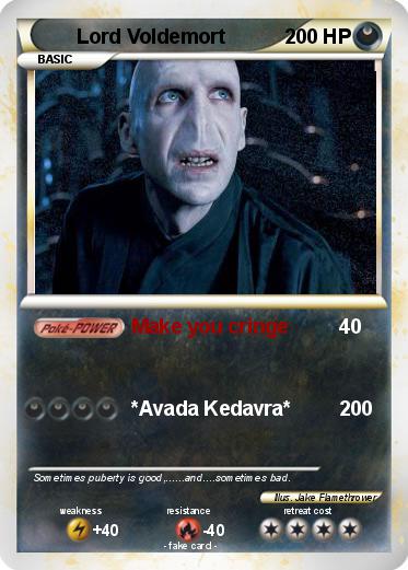 Pokemon Lord Voldemort