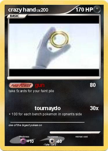 Pokemon crazy hand