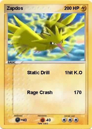 Pokemon Zapdos