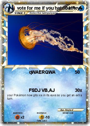 Pokemon vote for me if you hate barney