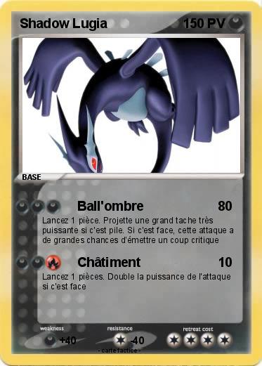 Pokemon Shadow Lugia