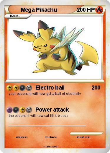 Pokemon Mega Pikachu