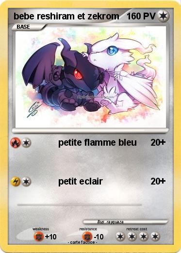 Pokemon bebe reshiram et zekrom