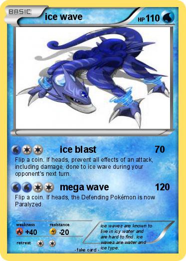 Pokemon ice wave