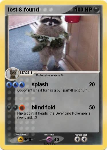 Pokemon lost & found