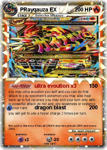 Pokemon PRayqauza EX