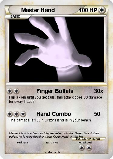 Pokemon Master Hand