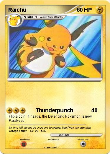 Pokemon Raichu