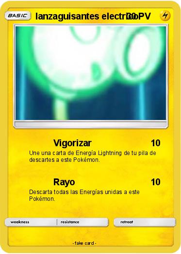 Pokemon lanzaguisantes electrico