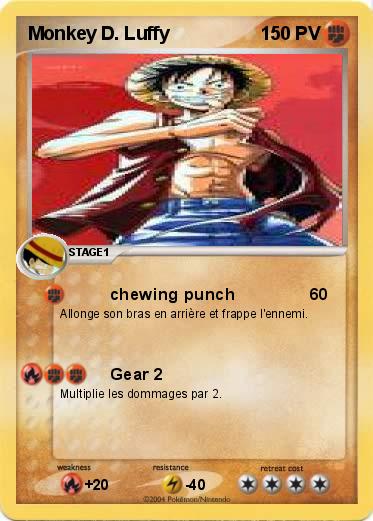 Pokemon Monkey D. Luffy