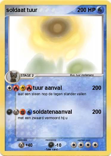 Pokemon soldaat tuur