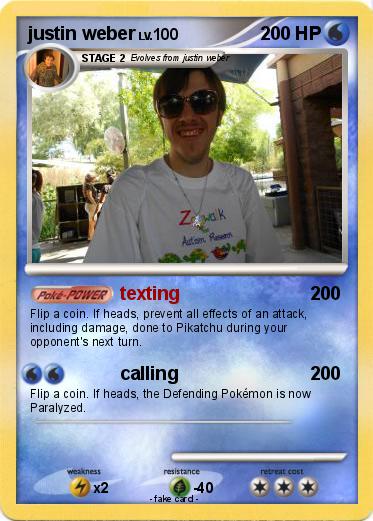 Pokemon justin weber