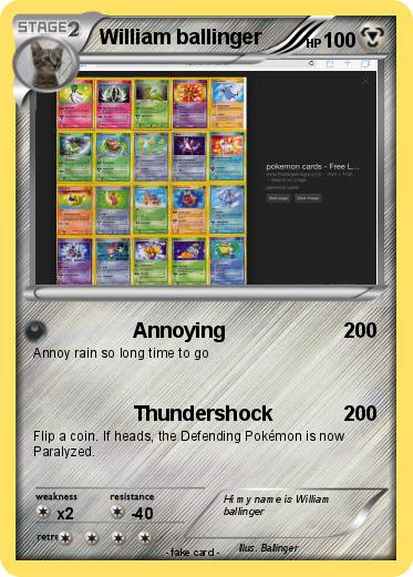 Pokemon William ballinger