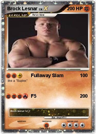 Pokemon Brock Lesnar