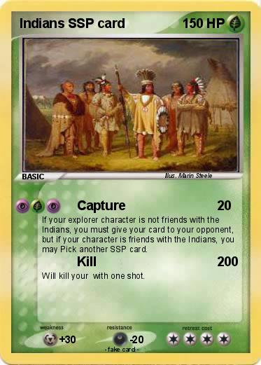 Pokemon Indians SSP card