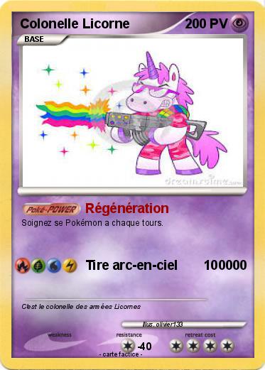 Pokemon Colonelle Licorne